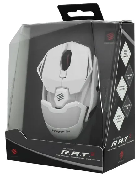 Мышь Mad Catz  R.A.T. 2+ white