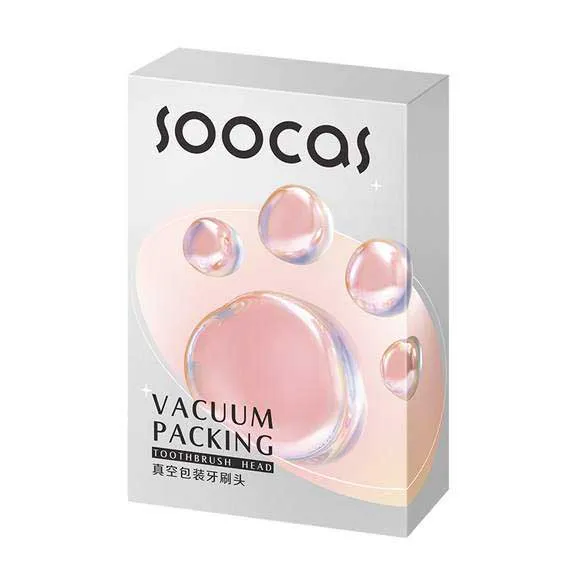 Сменные зубные щетки для Soocas D3 (2шт в комплекте) Розовый