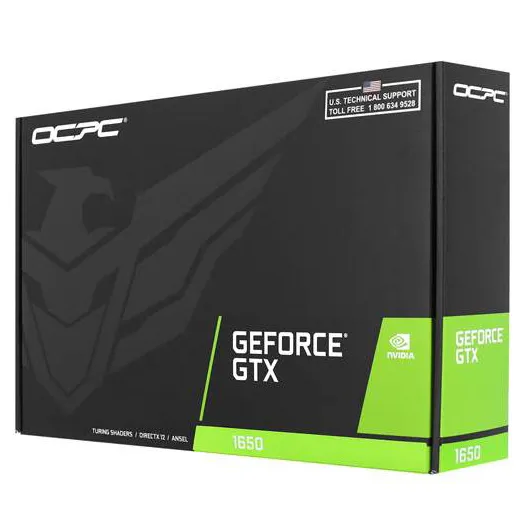 Видеокарта 4 GB OCPC GTX 1650 OCVN1650G4D6