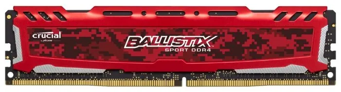 Оперативная память 4GB Crucial Ballistix Sport LT Red BLS4G4D240FSE