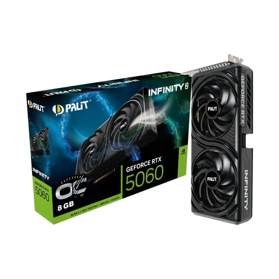 Видеокарта 8GB PALIT RTX5060 INFINITY 2 OC NE75060V19P1-GB2063L