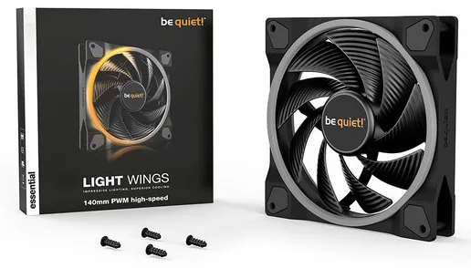 Кулер для корпуса Bequiet! Light Wings 140mm PWM ARGB BL075