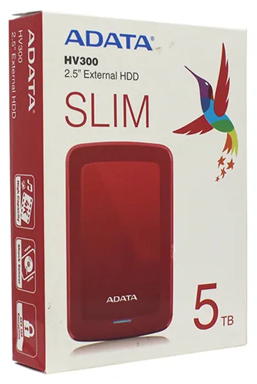Внешний жесткий диск 5 TB ADATA HV300 AHV300-5TU31-CRD