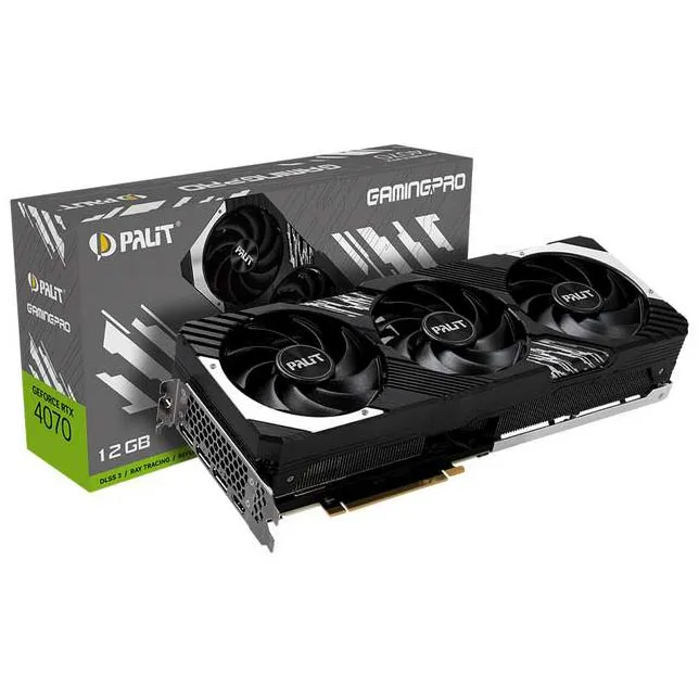 Видеокарта 12GB PALIT RTX4070 GAMINGPRO NED4070019K9-1043A
