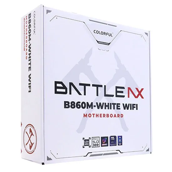 Материнская плата Colorful BATTLE-AX B860M-WHITE WIFI V20