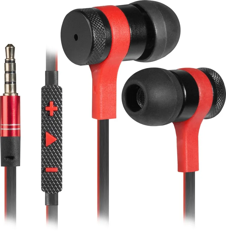 Наушники Defender Arrow Черный + красный