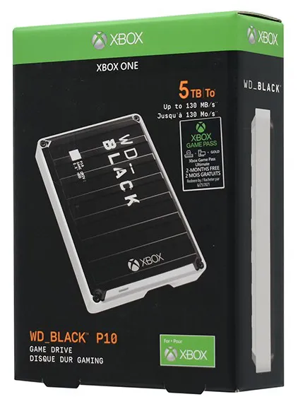 Внешний жесткий диск 5 TB WD Black P10 WDBA5G0050BBK-WESN