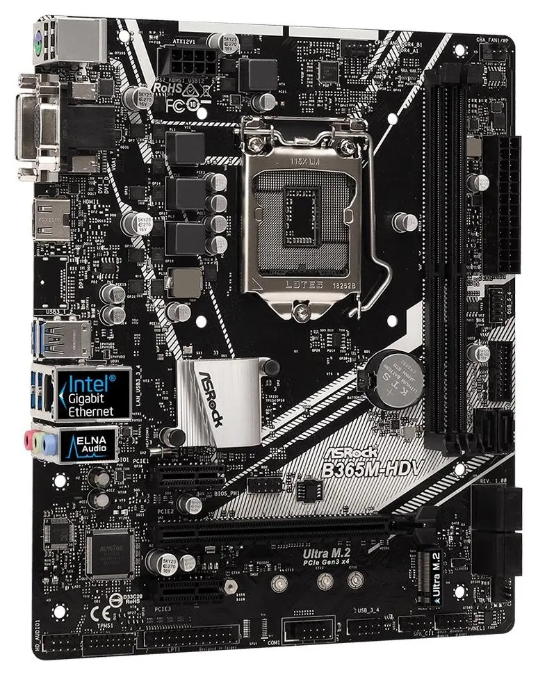 Материнская плата ASRock B365M-HDV