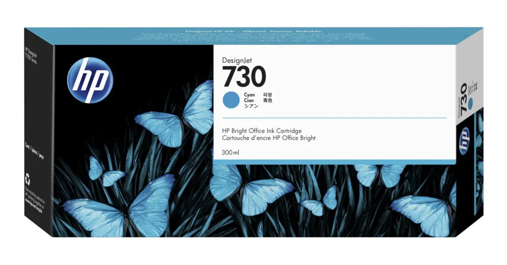 HP 730 Cyan Ink Cartridge