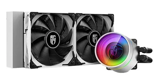 Водяное охлаждение Deepcool Castle 240 EX White