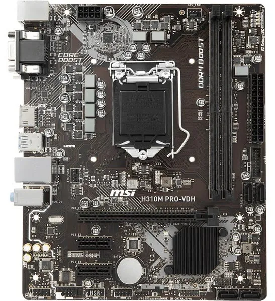 Материнская плата MSI H310M PRO-VDH