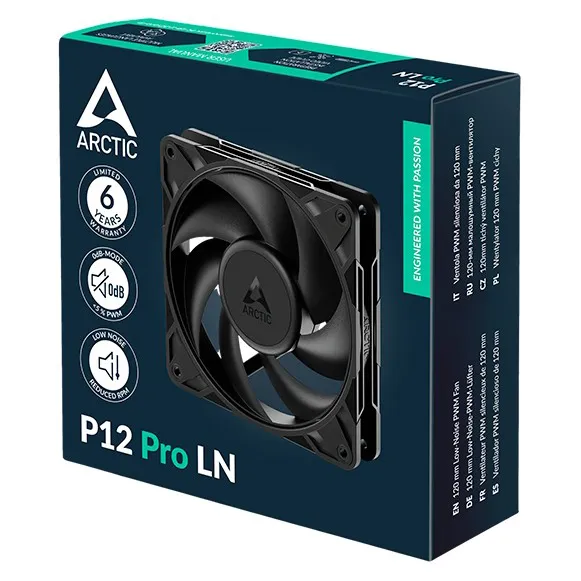 Вентилятор для корпуса ARCTIC P12 Pro LN Black ACFAN00348A
