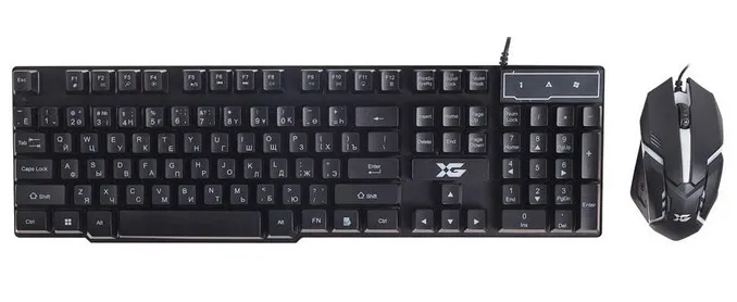 Комплект Клавиатура + Мышь X-Game XD-575OUB