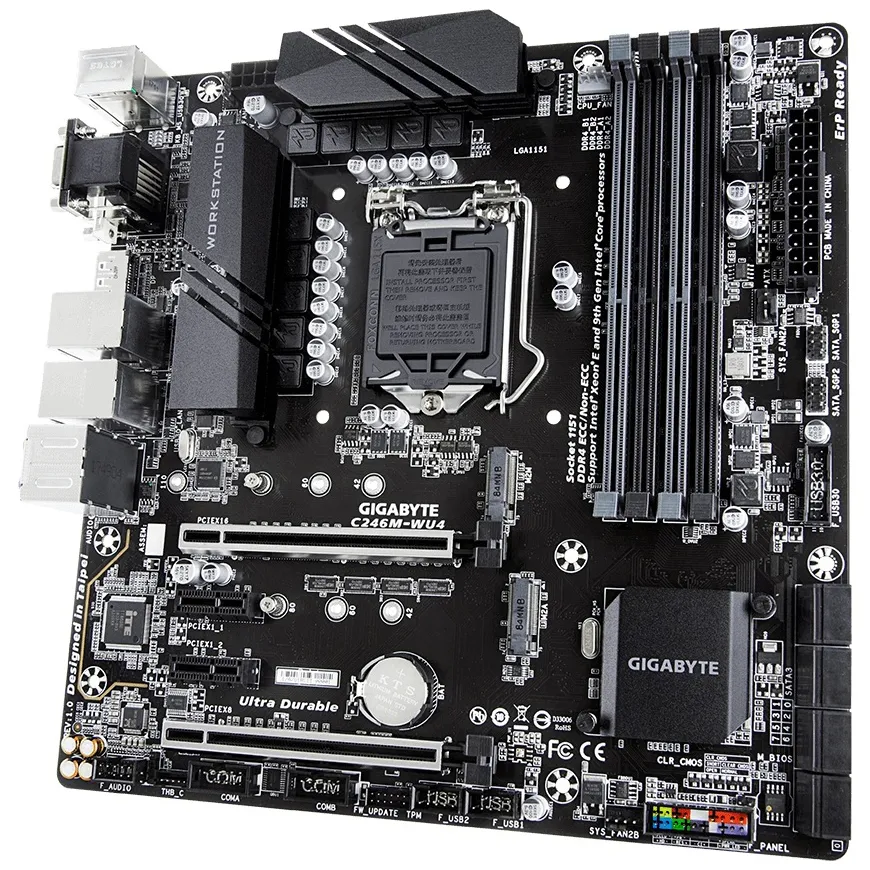 Материнская плата Gigabyte C246M-WU4