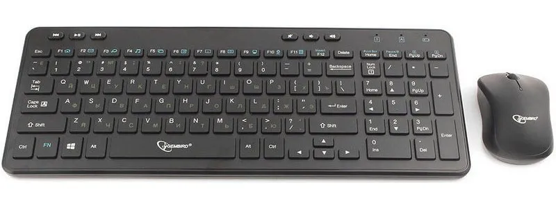 Клавиатура+мышь Gembird KBS-8003 black