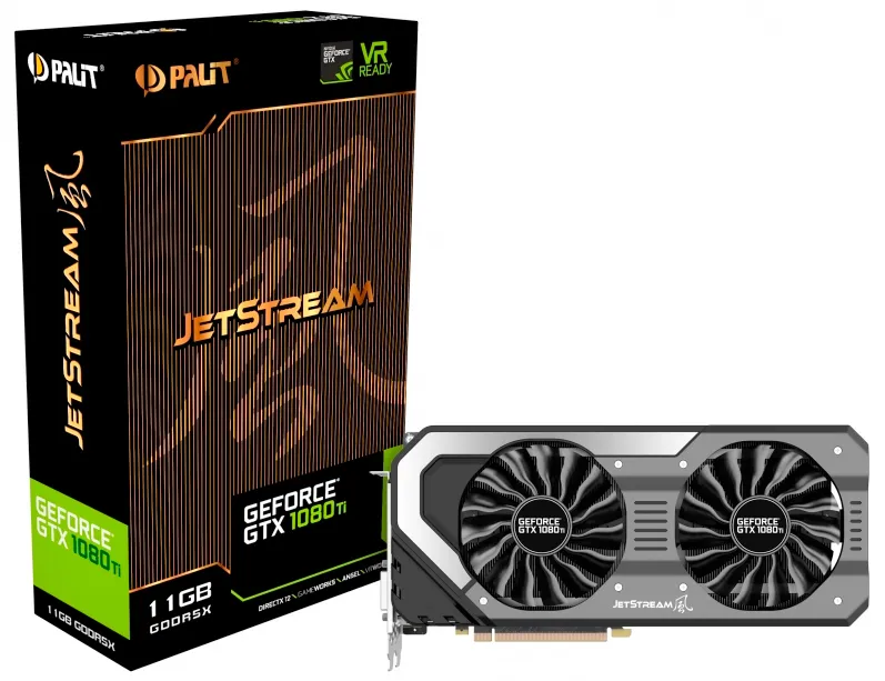 Видеокарта 11 Gb PALIT GTX1080Ti JETSTREAM NEB108T015LC-1020J