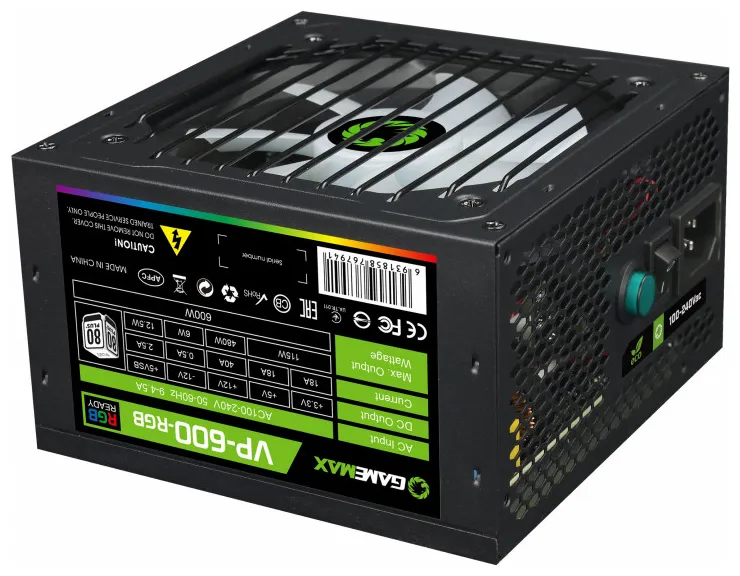 Блок питания GameMax VP-600-RGB