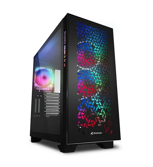 Корпус для ПК Sharkoon Elite Shark CA300H RGB Black