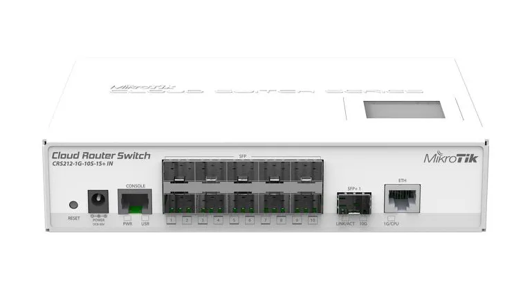 Коммутатор MikroTik CRS212-1G-10S-1S+IN