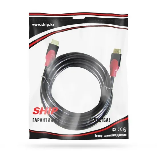Интерфейсный кабель HDMI-HDMI 2.0 Ship SH6016-3P, 3m m-m, OEM
