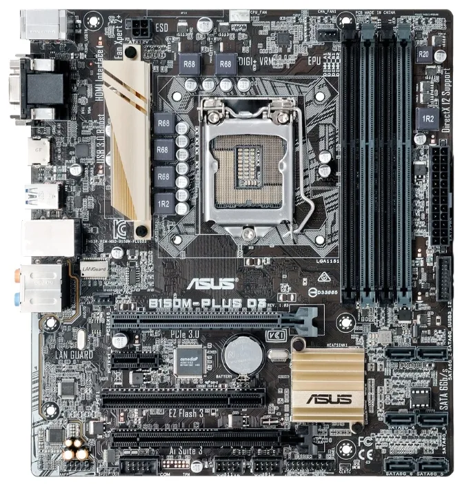 Материнская плата Asus B150M-PLUS D3