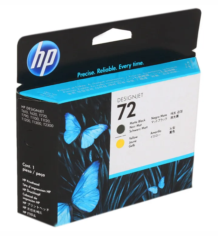 Печатающая головка HP C9384A Matte Black and Yellow №72