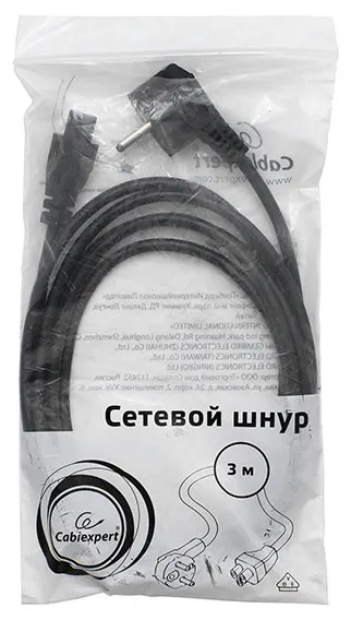 Кабель питания Cablexpert PC-186-ML12-3M