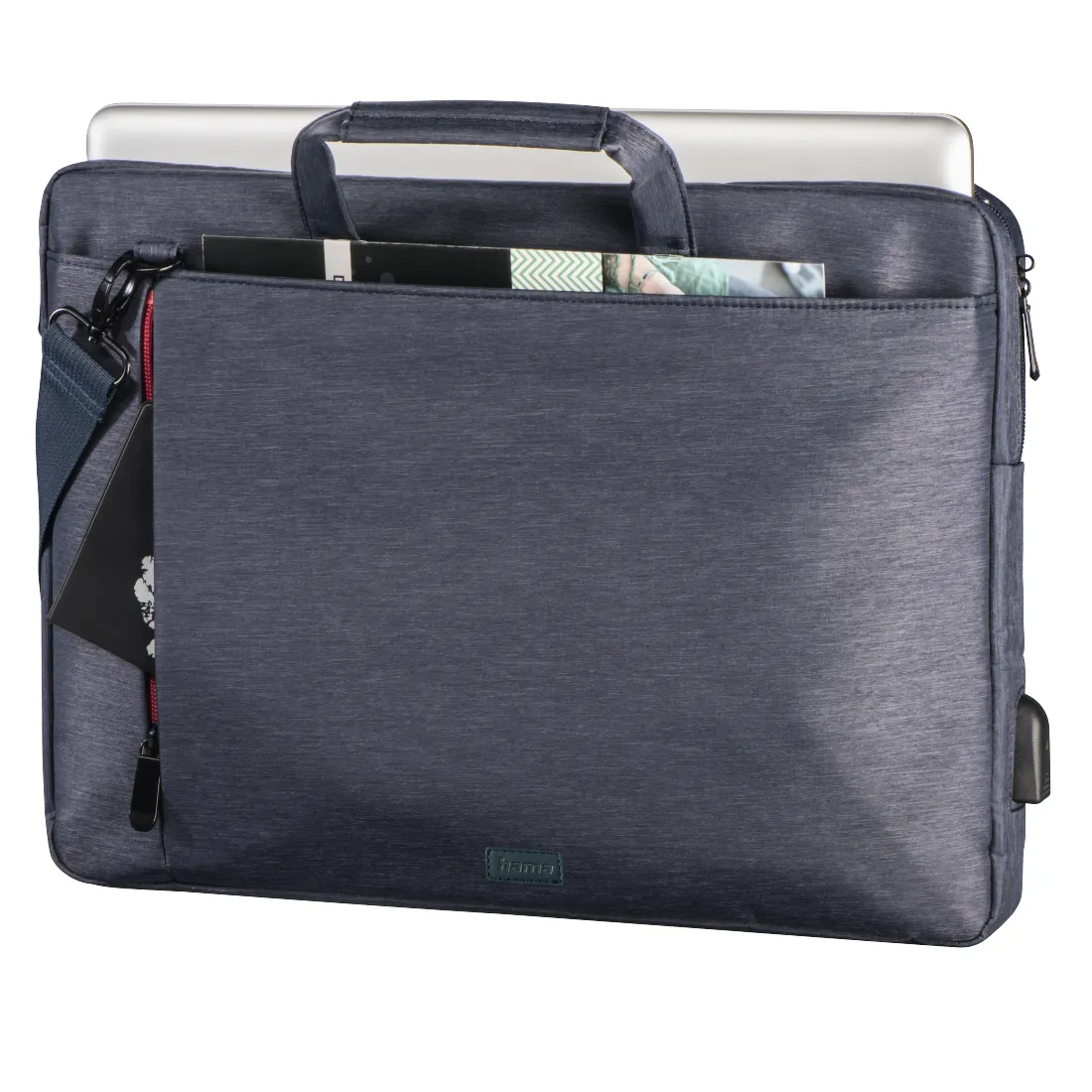Сумка для ноутбука Hama Manchester, 00216582, up to 17.3", blue
