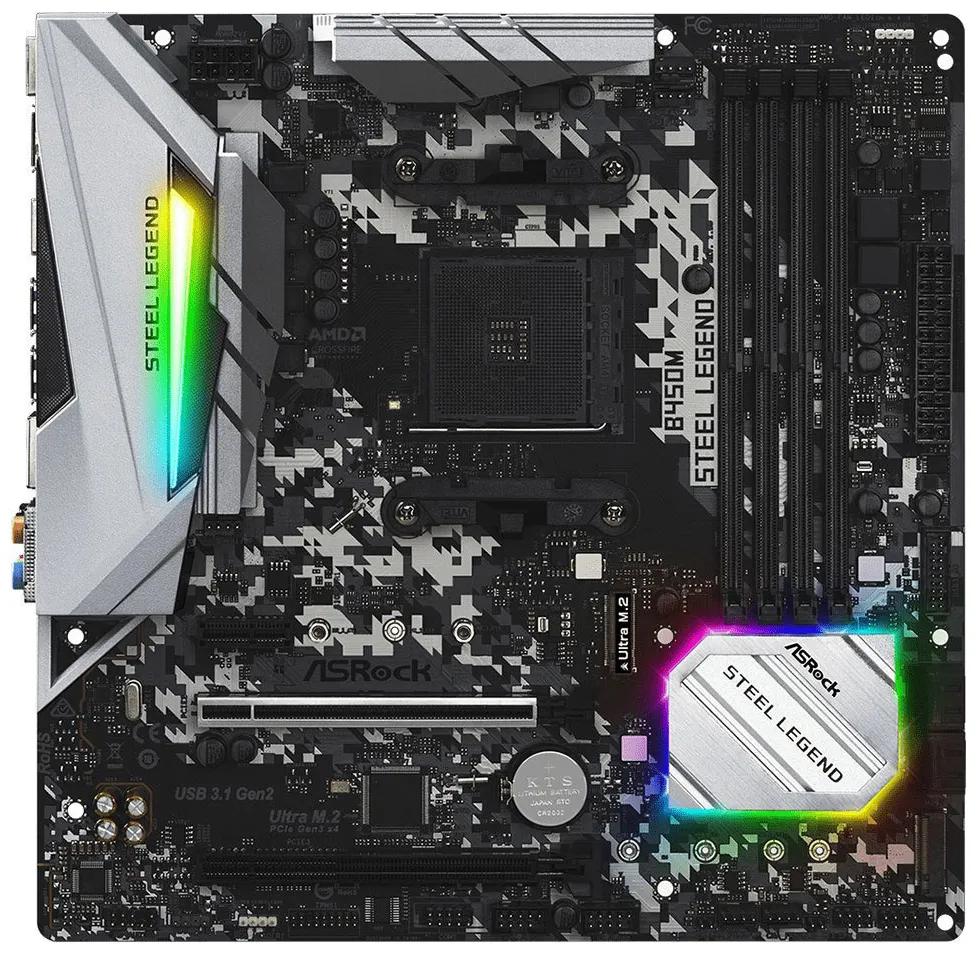 Материнская плата ASRock B450M STEEL LEGEND
