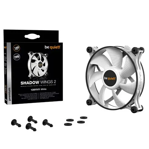 Кулер для корпуса Bequiet! Shadow Wings 2 120mm White