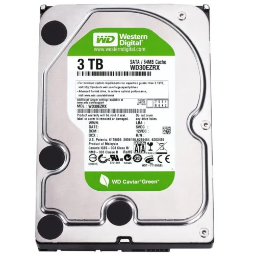 Жесткий диск 3TB Western Digital Green WD30EZRX Bulk