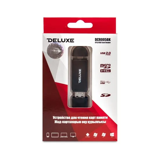 Картридер Deluxe DCR005BK Чёрный