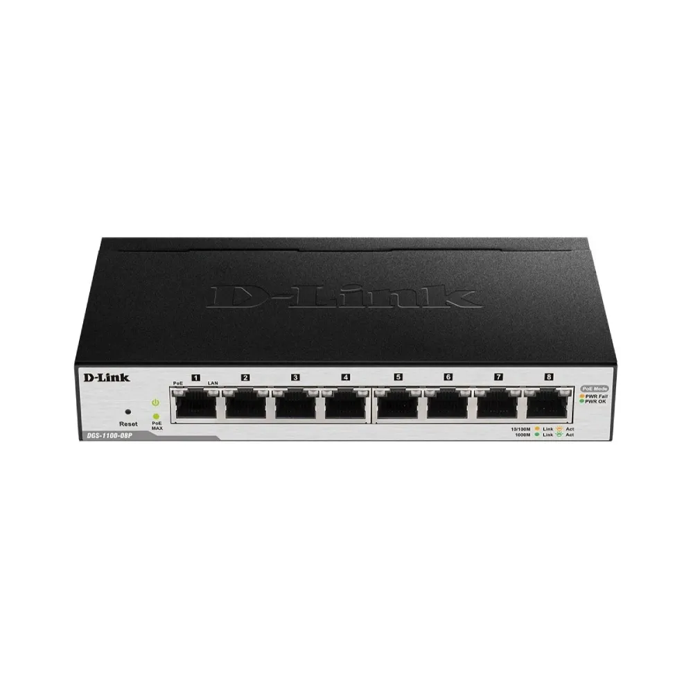 Коммутатор D-Link DGS-1100-08PD B1B