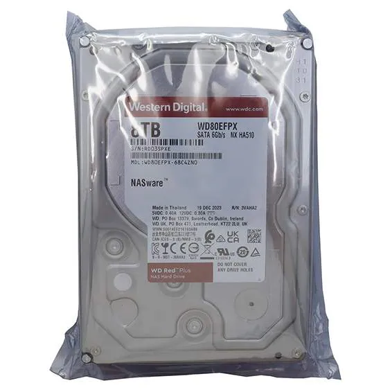 Жесткий диск 8Tb Western Digital Red Plus NAS WD80EFPX