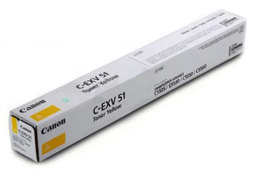 Картридж Canon C-EXV 51L Лазерный цветной желтый