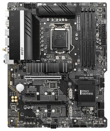 Материнская плата MSI Z590 PRO WIFI