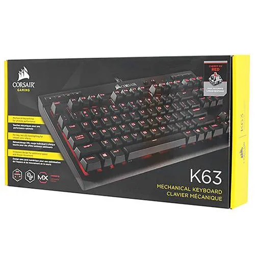 Клавиатура Corsair K63 CH-9115020-RU black