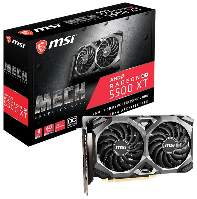 Видеокарта MSI Radeon RX 5500 XT MECH 8G OC