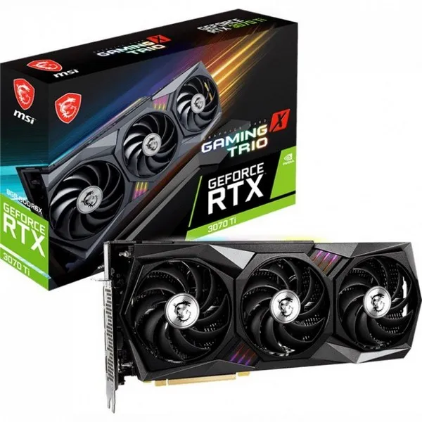 Видеокарта 8Gb MSI RTX 3070 TI GAMING X TRIO 8G