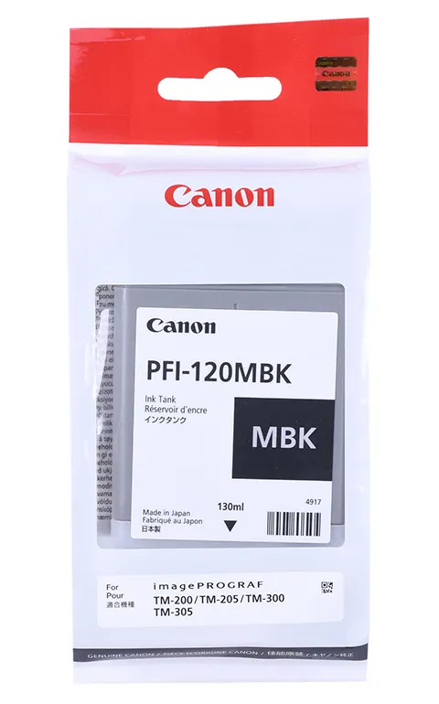 Картридж Canon PFI-120MBK Струйный матовый черный 130 мл