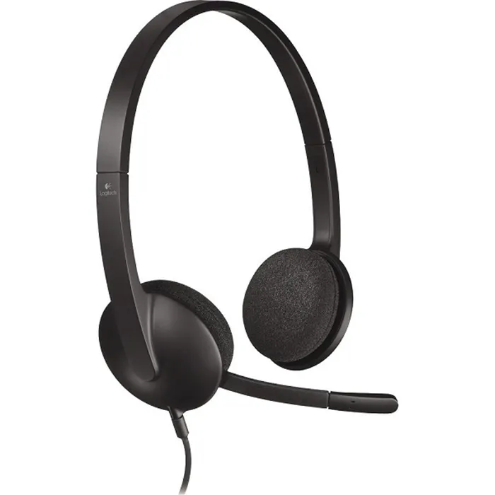 Наушники-гарнитура Logitech H340 Чёрный