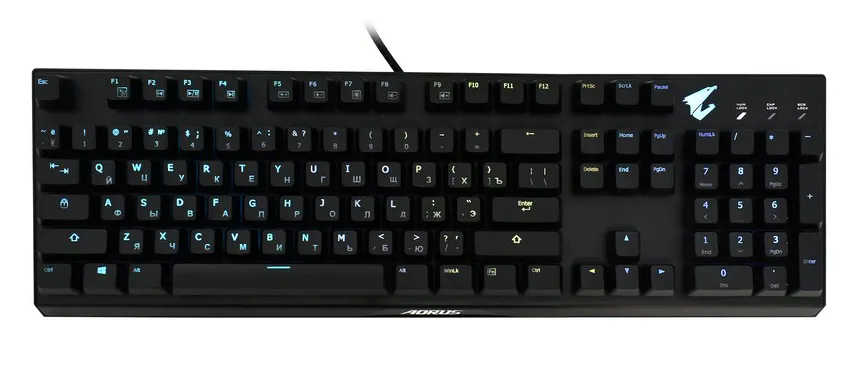 Клавиатура Gigabyte Aorus K9 RGB MX Red