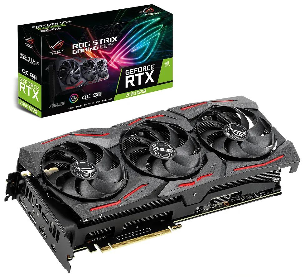 Видеокарта 8 GB Asus RTX 2080 SUPER ROG-STRIX-RTX2080S-O8G-GAMING