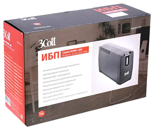 ИБП 3Cott 3Cott-850-HML Home line