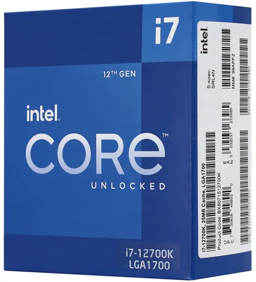 Процессор Intel Core i7-12700K box
