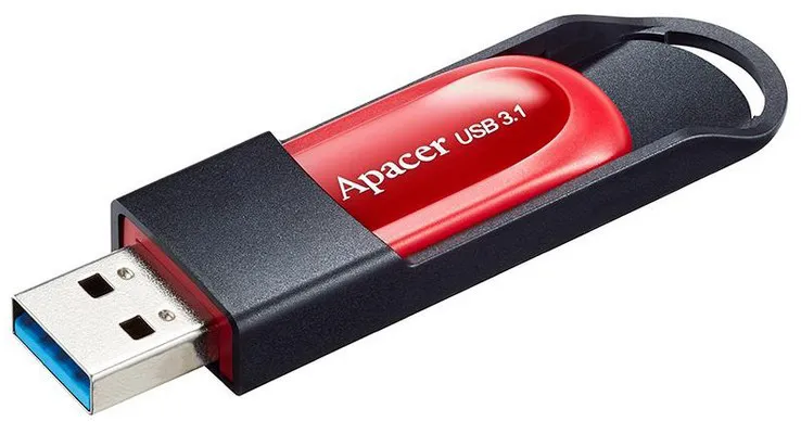 USB флешка 16GB Apacer AH25A AP16GAH25AB-1 Чёрный
