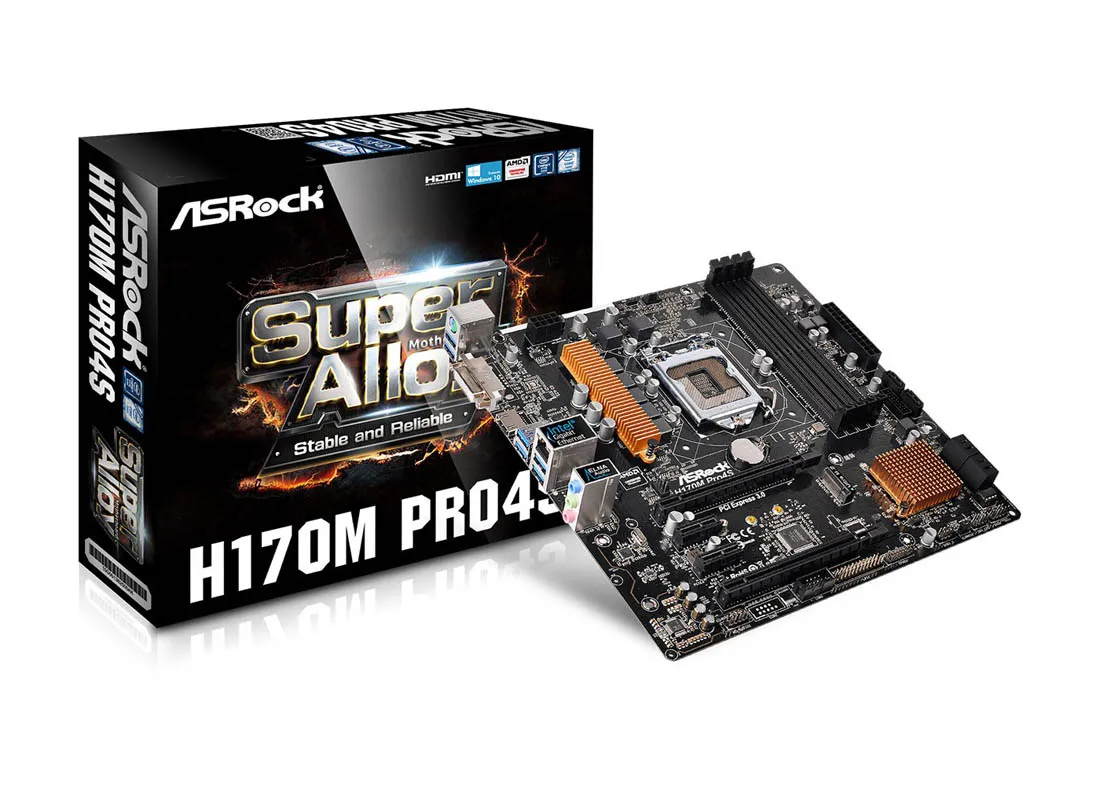 Материнская плата MB ASRock H170M PRO4S