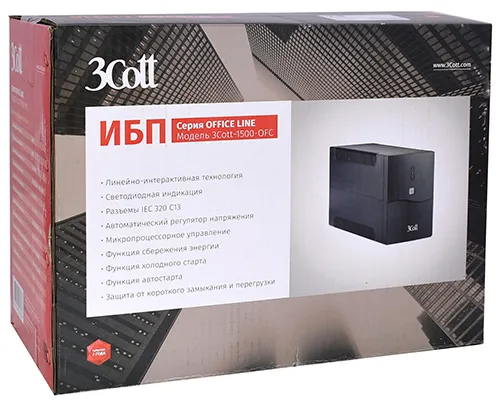 ИБП 3Cott 3Cott-1500-OFC Office line