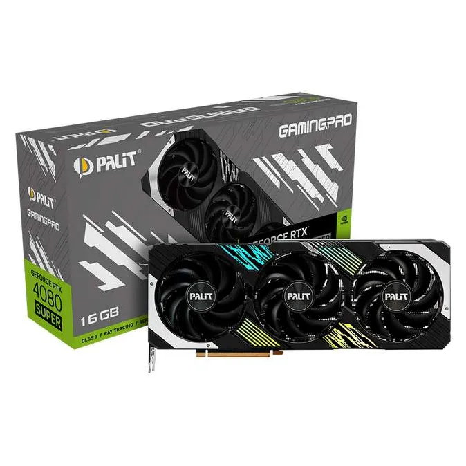 Видеокарта 16GB PALIT RTX4080 SUPER GAMINGPRO NED408S019T2-1032A