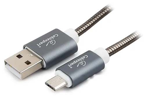 Кабель USB Type A-micro USB Cablexpert CC-G-mUSB02Gy-0.5M